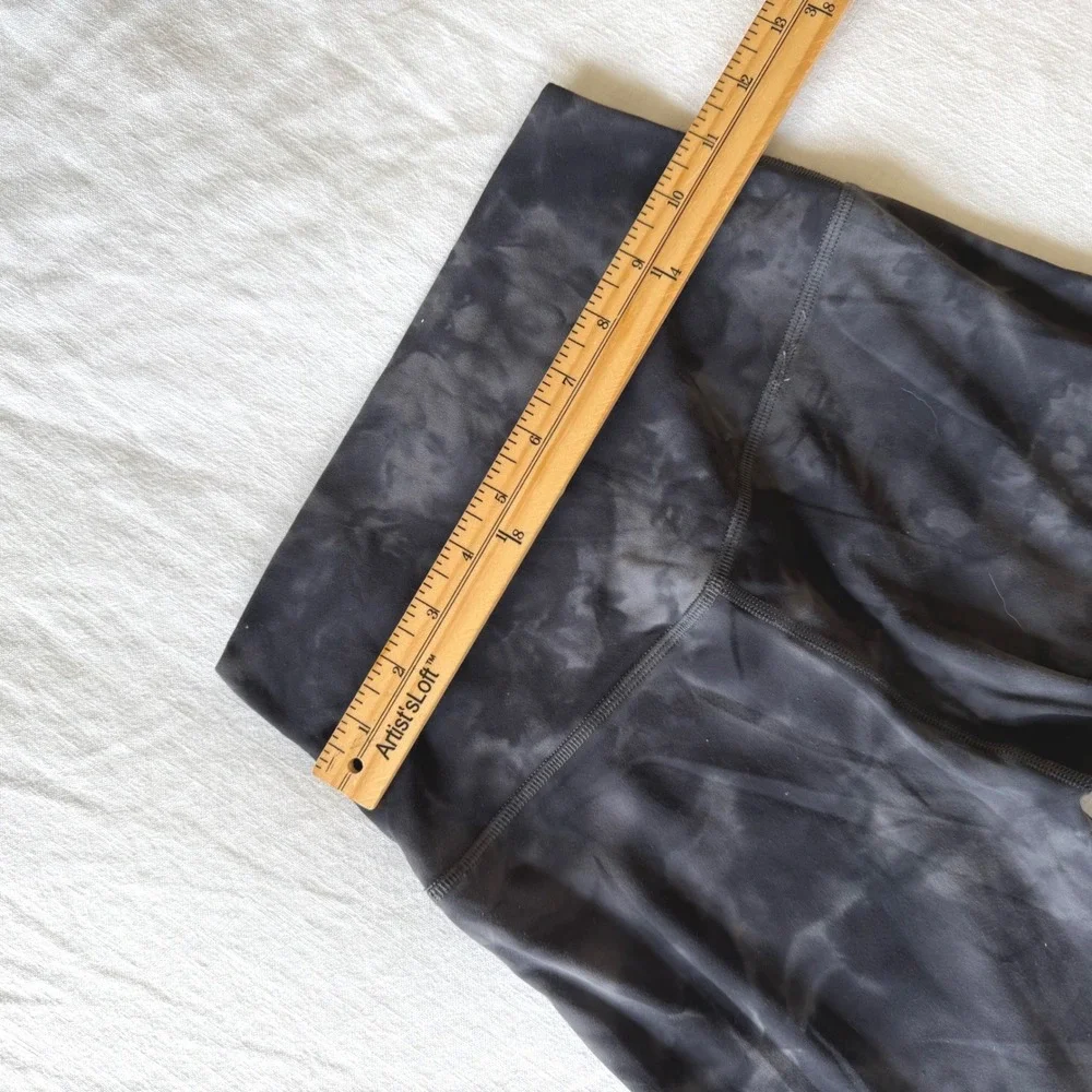 Lululemon Align High-Rise Pant 28 Diamond Dye Graphite Grey Bronze Green Size 4 - Picture 4 of 7